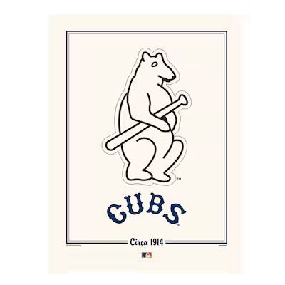 Chicago Cubs 1914 Cooperstown Logo Art Print