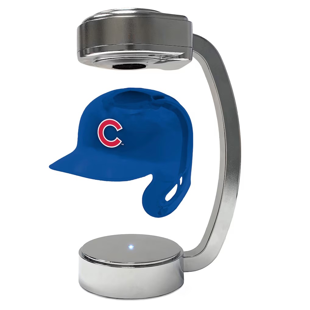 Pegasus Chicago Cubs Mini Hover Helmet - magnetically levitating display piece
