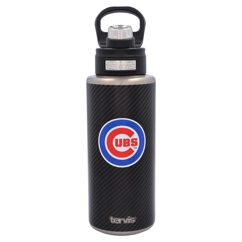 Tervis Chicago Cubs 32oz Carbon Fiber Wide Mouth Water Bottle