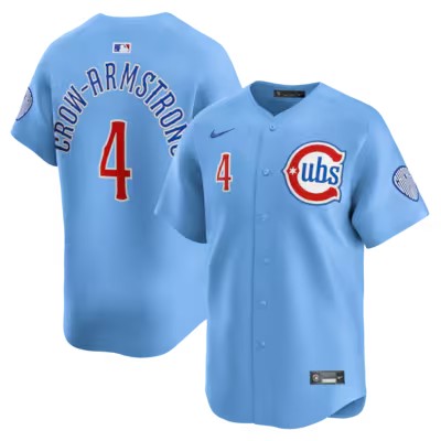 Pete Crow-Armstrong Light Blue Alternate Limited Jersey