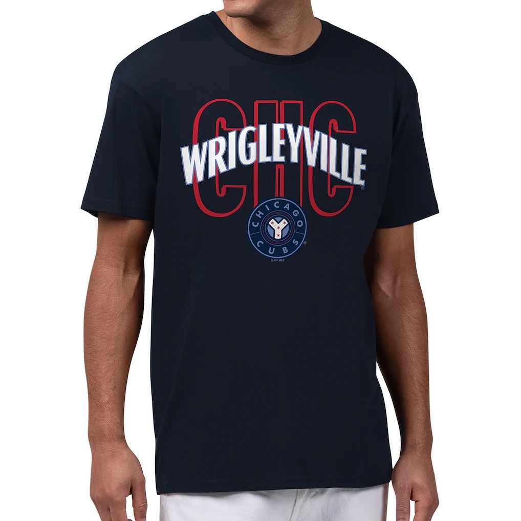 Starter Wrigleyville City Connect Abbreviation Tee · Navy